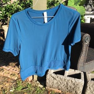 Blue Lululemon top